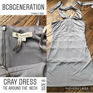 BCBGeneration tie around neck dress